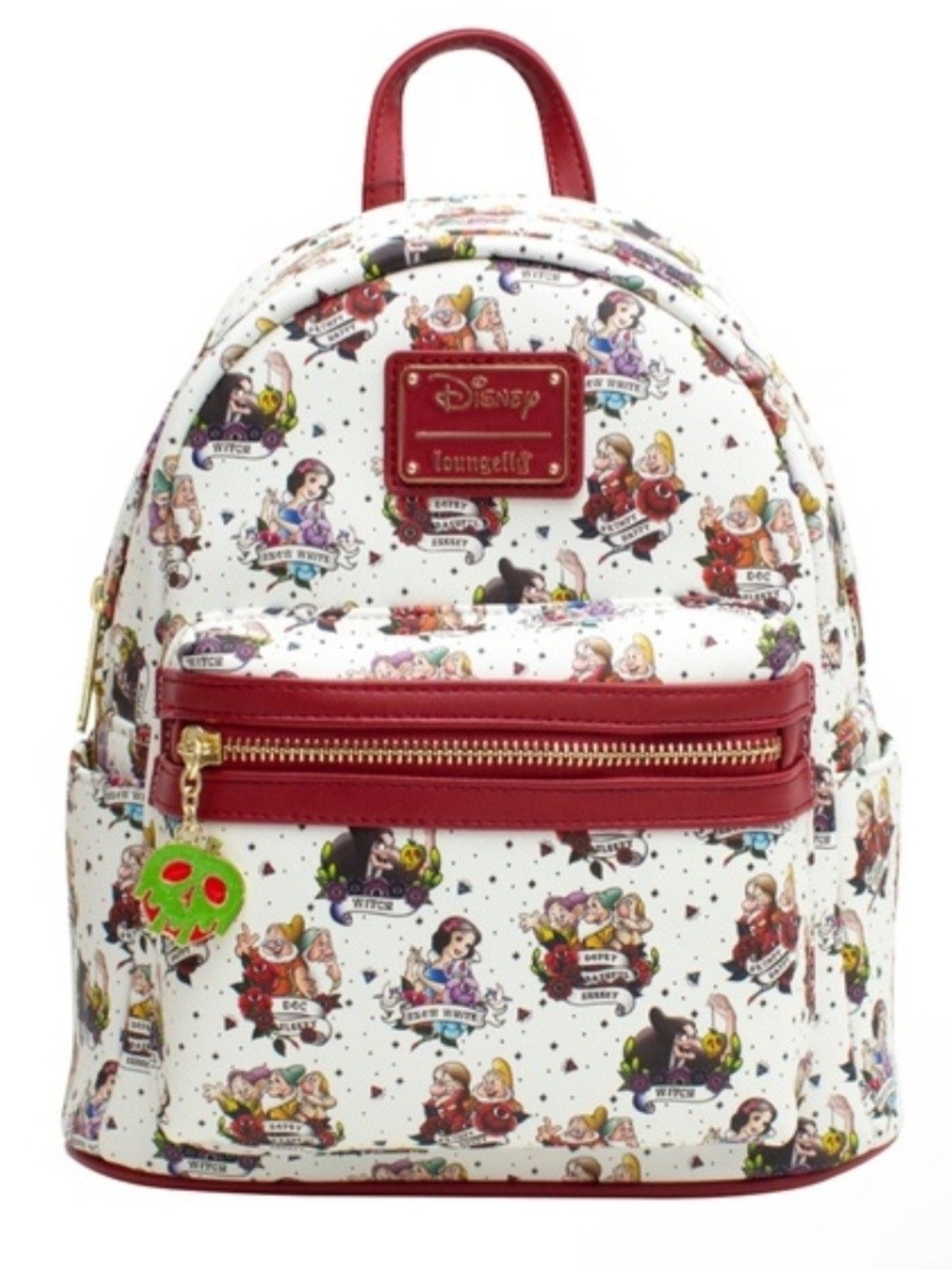 Loungefly Disney Snow White Seven Dwarfs Tattoo Mini Backpack - NWT